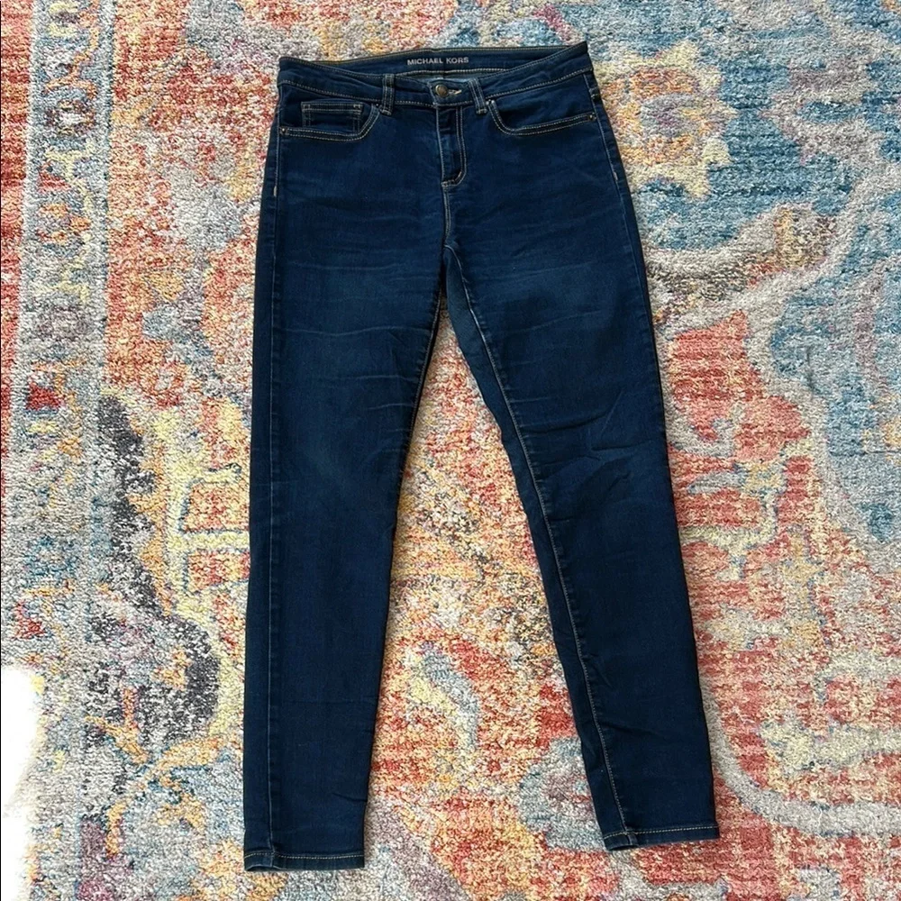 Michael Kors Blue Izzy Skinny Jeans Modern Fit size 6